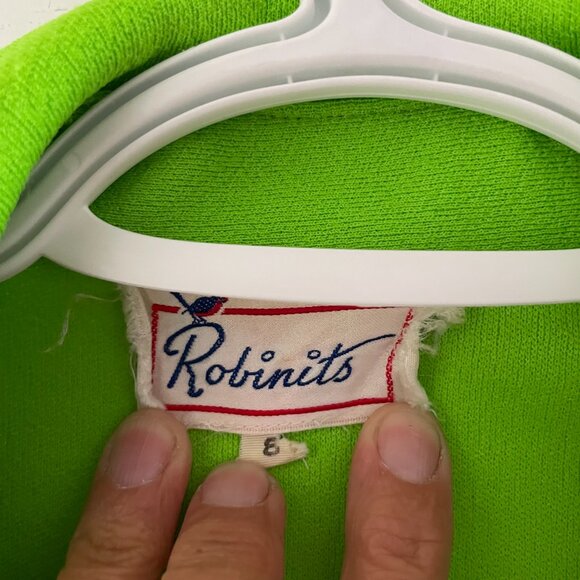 Lime Green 1970s VINTAGE PANTSUIT - Picture 9 of 9